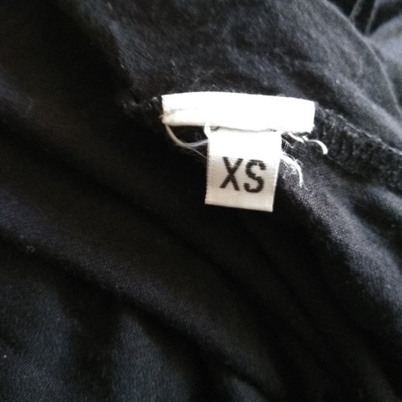 UNIF Crop Tie Front Tee - Picture 4 of 4